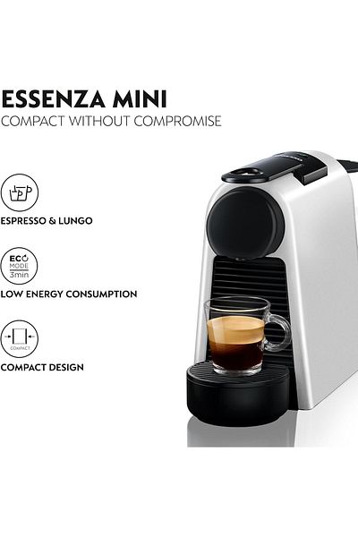 Nespresso Essenza Mini Silver Coffee Maker
