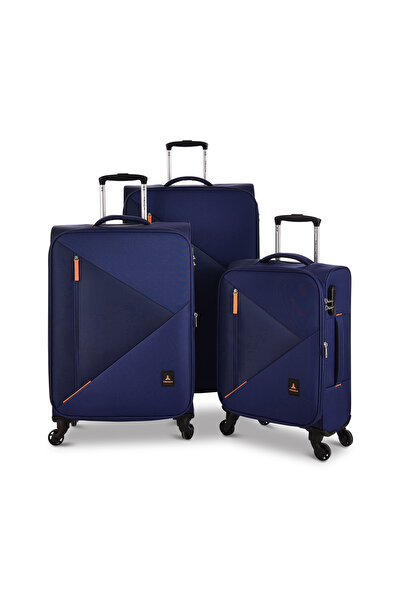 Track Travel Bag 3Pcs Luggage Set Soft Trolley LG003-3P