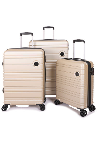 Track حقيبة سفر مكونة من 3 قطع من أمتعة ABS الصلبة ذات العجلات N1272-3P