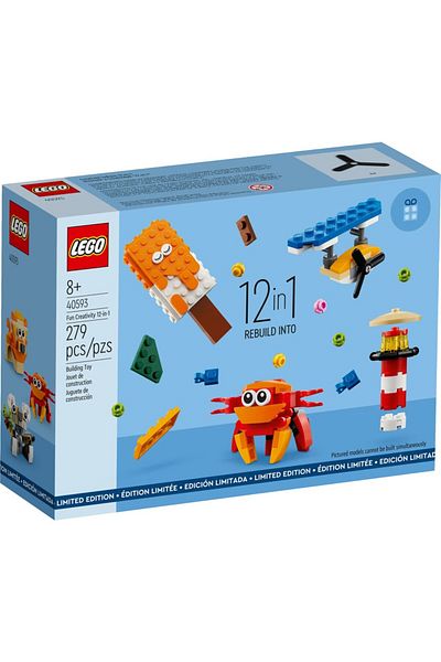 LEGO Iconic 40593 - 12 in 1 Fun Creativity (279 Pieces)