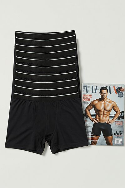 Edit by Trendyol 10er-Pack schwarze Herren-Boxershorts – TMNSS24BX00025