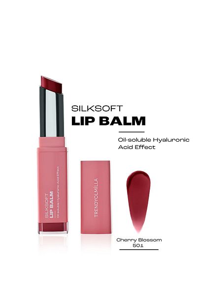 Trendyolmilla Beauty Feuchtigkeitsspendender farbiger Glitzer-Lippenbalsam mit Sheabutter Cherry Blossom-501 TKZAW25RJ00002