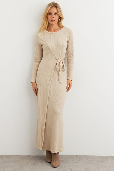 Cool & Modest Γυναικείο φόρεμα Vanilla Double Breasted Maxi - MTF31