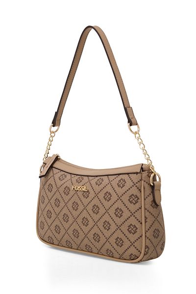 Fossil Women's Mink Shoulder Bag with Trams 05Fs22Y277
