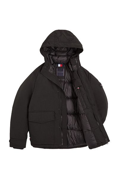 Tommy Hilfiger Rockie dolů bunda s kapucí