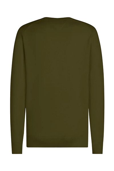 Tommy Hilfiger PIMA ORG CTN – Kaschmir-Sweatshirt mit V-Ausschnitt