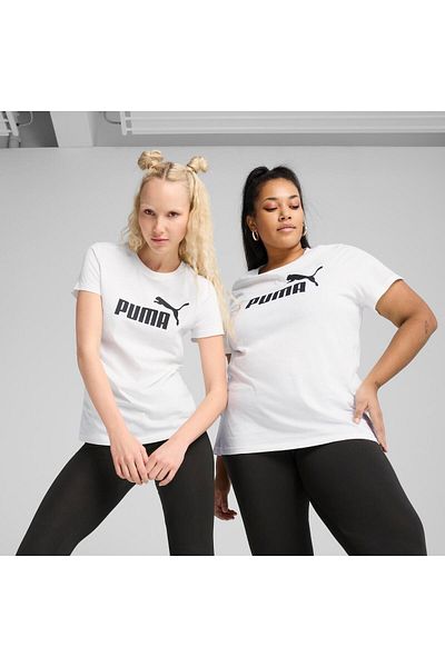 Puma PUMA ESS Αρ. 1 Μπλουζάκι με λογότυπο - Λευκό