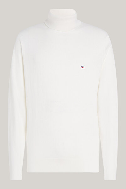 Tommy Hilfiger Ανδρικό πουλόβερ με ζιβάγκο - Μείγμα βαμβακιού και κασμίρι, κανονική εφαρμογή MW0MW28048 YBI