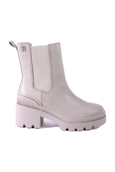Tommy Hilfiger LEATHER MID HEEL BOO, PKB PP W5G