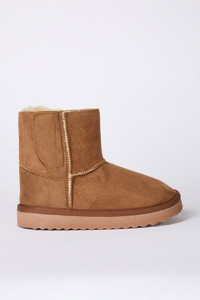 TRENDYOL SHOES Tan Color Flat Flatform Holínky pro dívky - Takaw25Bo00066