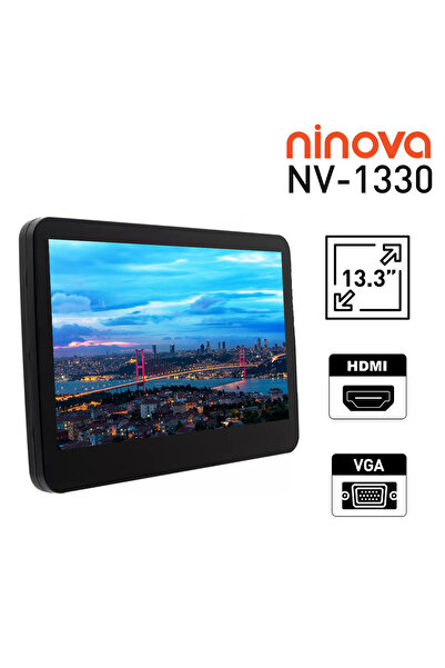 NİNOVA 13.3 inch NV-1330 HDMI VGA Monitör
