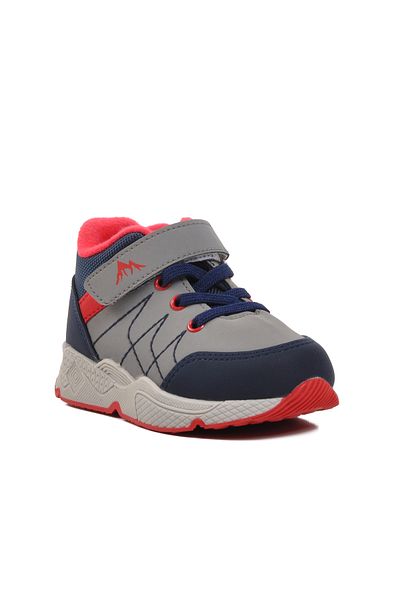 pepino Walkway Ice-Blue-Red Baby Boots