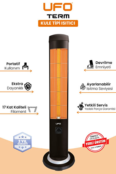 UFO Term 2300W Kule Tipi Isıtıcı