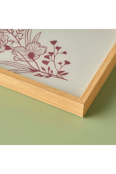 Bella Maison Pavia Glass Tray Dried Rose (22X37 cm)