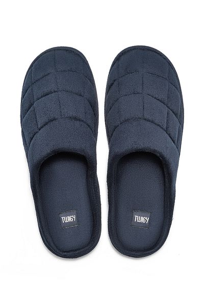 Twigy Ανδρικές παντόφλες για το σπίτι Navy Blue - Μέγεθος 41/46