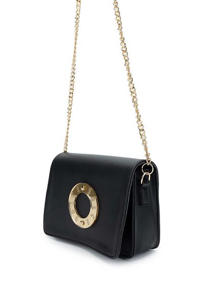 Dolce Women's Vegan Black Messenger Bag