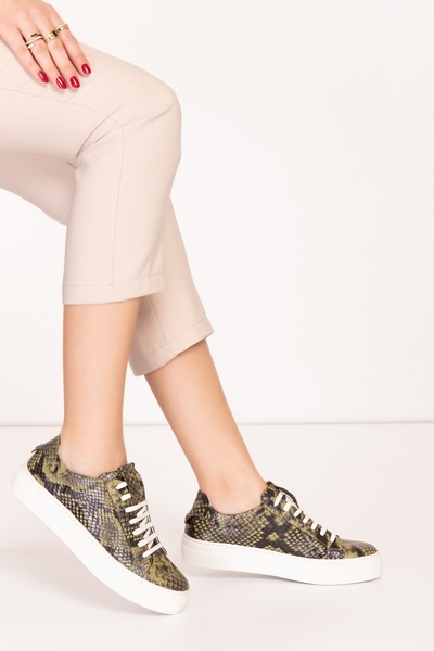 Gondol Hakiki Deri Anatomik Taban Spor Ayakkabı Alsx.1352