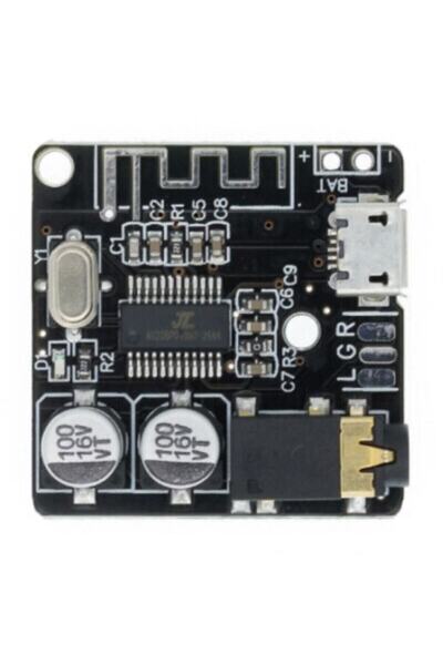 Rodevino Bluetooth 4.1 Ses Alıcı (audio) Modülü - Kablosuz Stereo Müzik Modülü - Siyah