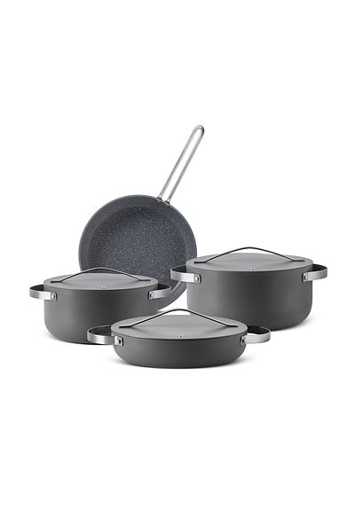 Aryıldız Nexus Gray 7 Piece Cookware Set