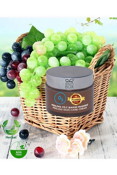Beauty Box 100% Vegan Peeling Skin Care - from Smooth, Grape Seeds and Natural Oils