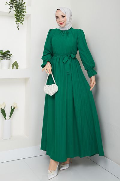 akabe Nada Belted Dress