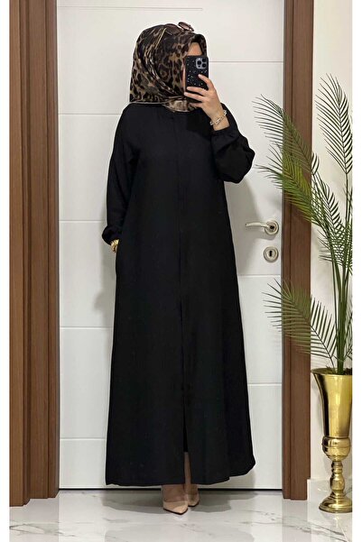 modasura 3011 k 65 siyah ferace kap  yeni sezon büyük beden