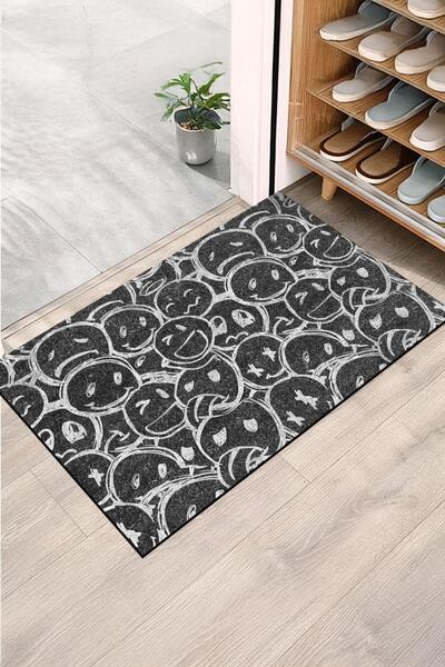 Monnhein سجادة باب حديثة وأنيقة - للاستخدام المنزلي والمكتبي والخارجي (ابتسامة