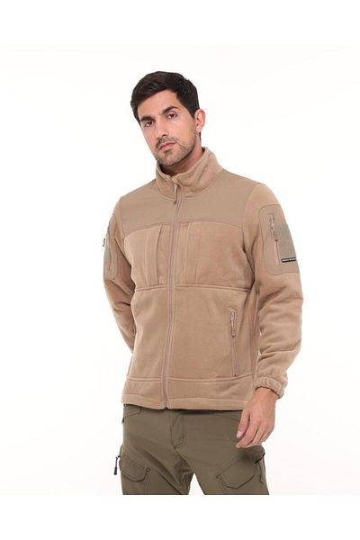 SINGLE SWORD Ανδρικό & γυναικείο Tactical Garni Fleece Coat-zipper-pαλτό