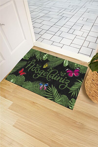 Monnhein سجادة باب حديثة وأنيقة - للاستخدام المنزلي والمكتبي والخارجي (Keleb)