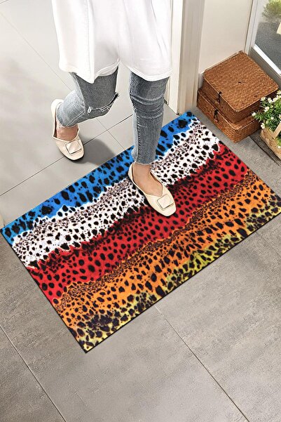 Monnhein سجادة باب حديثة وأنيقة - للاستخدام المنزلي والمكتبي والخارجي (ملونة)