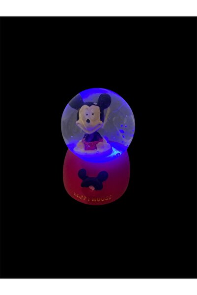 HALL BREATHE Yeni Yıl için Mickey Mouse kar küresi, hediye seçenekleriyle renkli ve eğlenceli