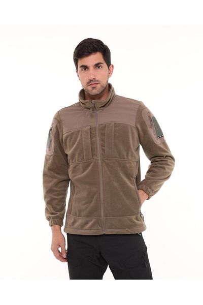 SINGLE SWORD Ανδρικό & γυναικείο Tactical Garni Fleece Coat-zipper-pαλτό