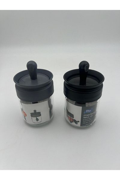 ELİOSA Set of 2 Marken Spice Black-Anthracite (210Cc)
