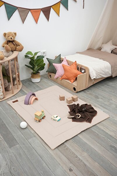 mordesign Dikdörtgen Bebek/Çocuk Oyun Halısı, Yenidoğan Emekleme Pedi, Aktivi...