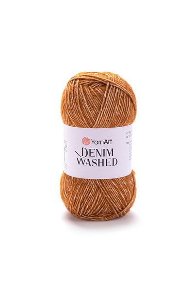 Yarnart Denim Washed - Μελανζ Χειροποίητο Νήμα Πλεξίματος Κανέλα-916