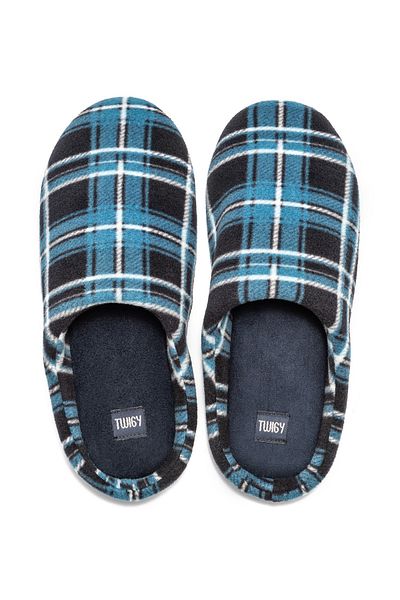 Twigy Ανδρικές παντόφλες Blue Fleece House - 41/46