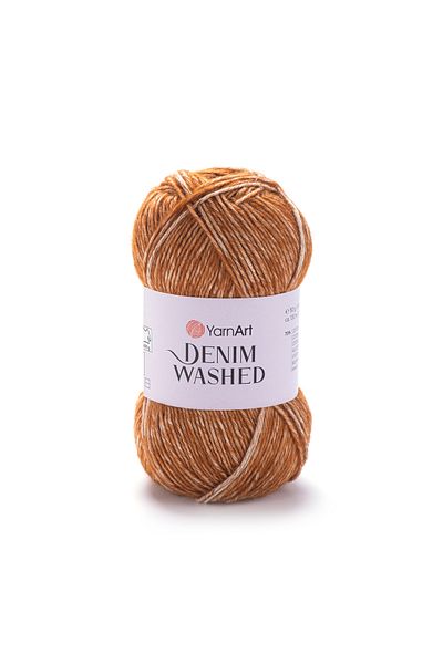 Yarnart Denim Washed - Μελανζ Χειροποίητο Νήμα Πλεκτό Milk Brown-926