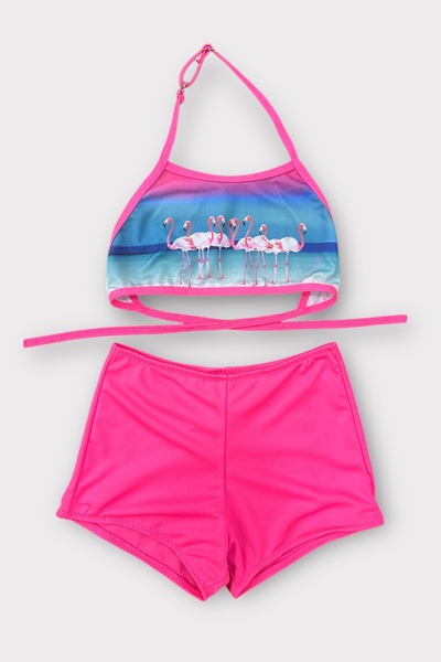 Nilmay mayo Kız Çocuk Şortlu Bikini Takımı