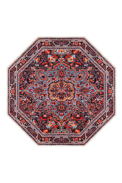 Homefesto Dekoratif Özel Tasarım Yıkanabilir,İnce, Kaymaz Tabanlı, Modern Halı KECE-FR51