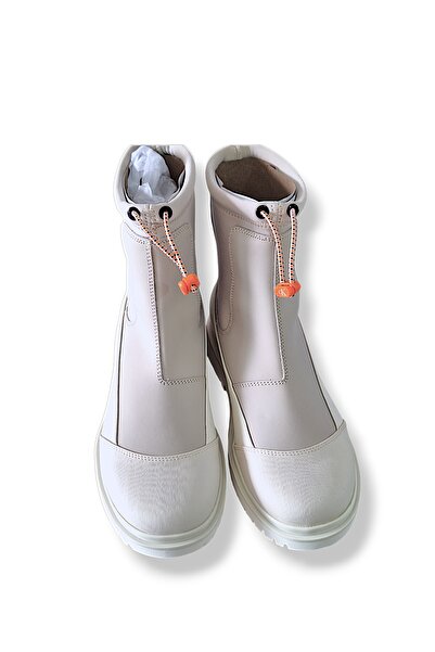 Calvin Klein CALVİN KLEİN CHUNKY BEJ 38 Numara Combat Chelsea Boot Rub Kadın Bot  TURUNCU Bağcıklı  ESNEK Boğazlı