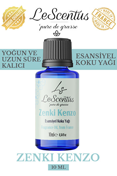 lescentus ZENKIKENZO Esansiyel Koku Yağı Buhurdanlık Yağı Difüzör Hobi Esansı...