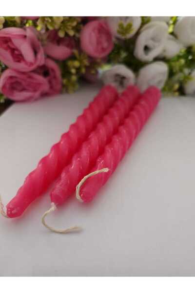 YASİMA 3 Lü BURGU Mum şamdan dekor Yılbası Özel Gün MUMU