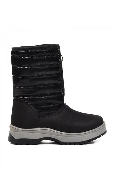Papuçsepeti Arzn-3394 Model Girl's Boots - Shoe Basket, Velcro Αντιολισθητική σόλα