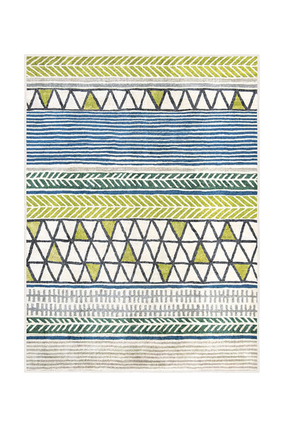 Homefesto Dekoratif Özel Tasarım Yıkanabilir,İnce, Kaymaz Tabanlı, Modern Halı KECE-FR111