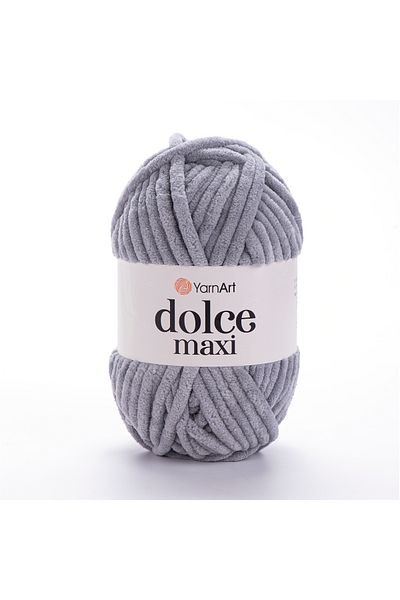 Yarnart Dolce Maxi - Βελούδινο Χειροποίητο Νήμα Πλεξίματος Γκρι-μπλε-782