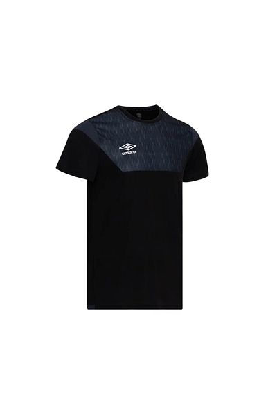 UMBRO Μαύρο T-Shirt προπόνησης DlAMOND - B. Collar