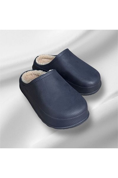 AkınalBella Women's Colorful Fur Inside Light Anti-Slip Sole Home Office Slippers
