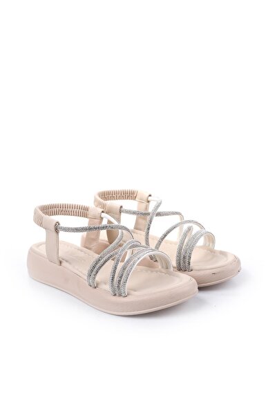 Castle Black 35250 Sandale pentru femei zilnice cu detalii în piatră