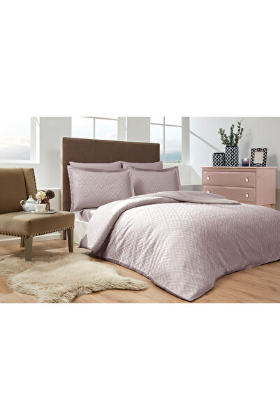 Özdilek Özdilek Geometric Double Jacquard Satin Duvet Cover Set