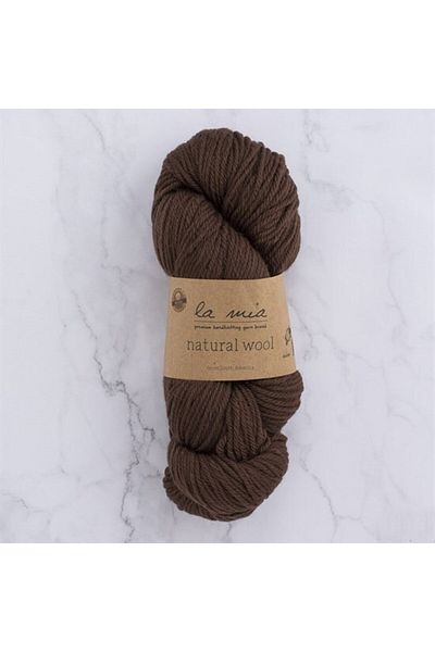 shop La Mia Natural Wool Bitter Brown Hand Knitting Lanyard - H7 - 33602